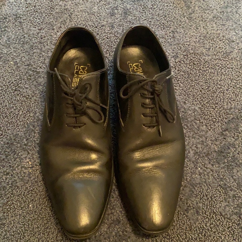 Roberto cavalli class size 9 black shoes